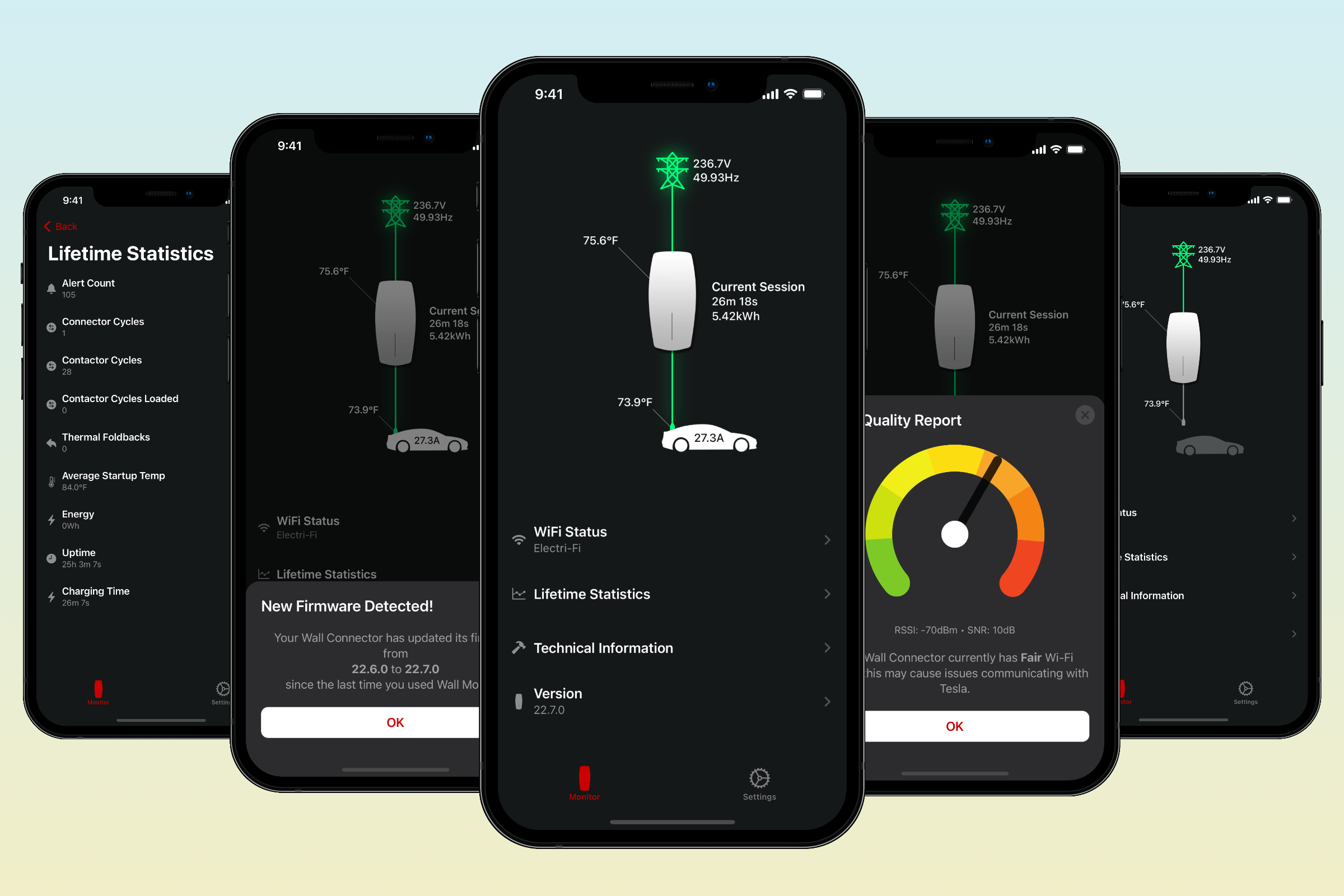 Wall Monitor for Tesla